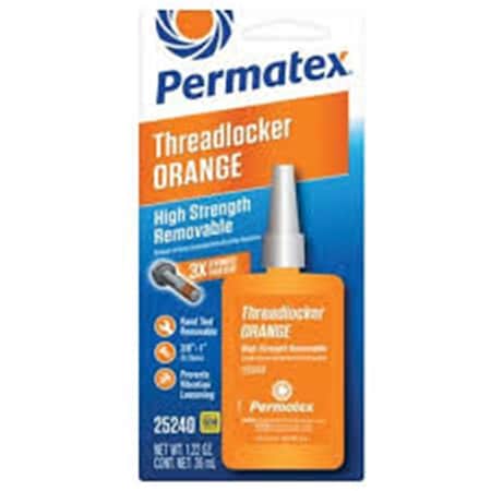 Permatex Permatex PA25240 35 ml High Strength Orange Removable Threadlocker PA25240